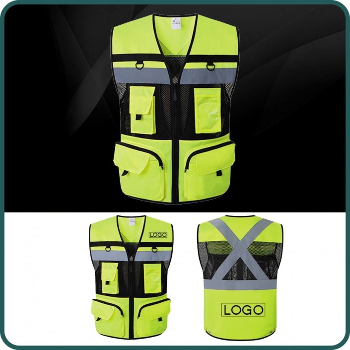 Easygarment - In-Stock Retail Reflective Vest/Journalist Vest/ Media ...